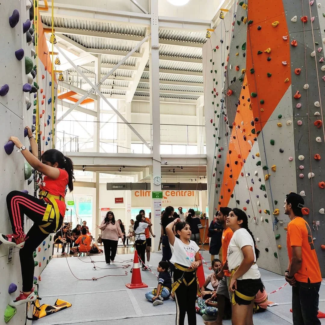 Climbing is a natural activity for children