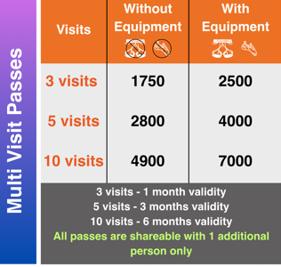 Multi-Visit Passes Pricing