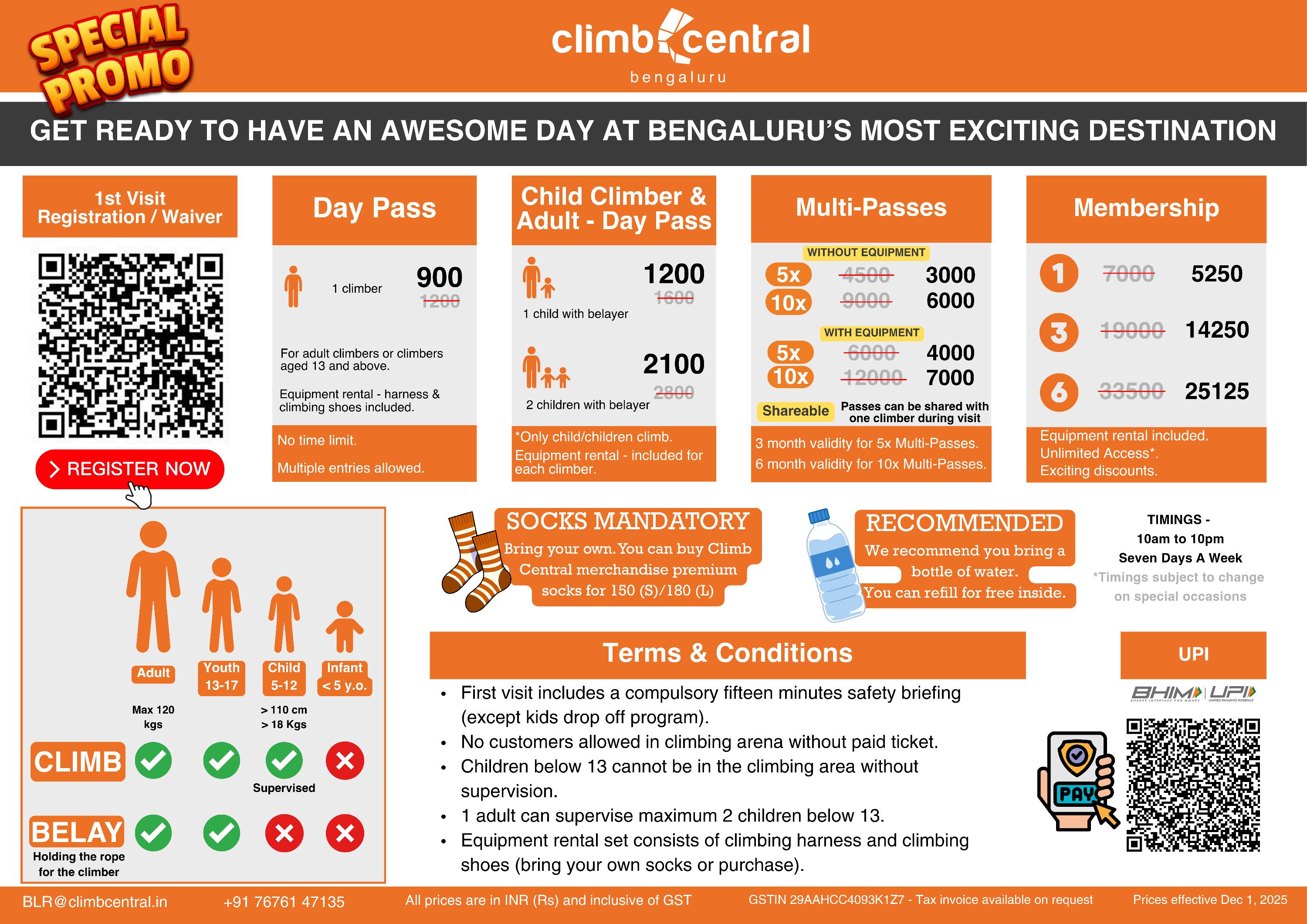 Equipment Rate Card 1