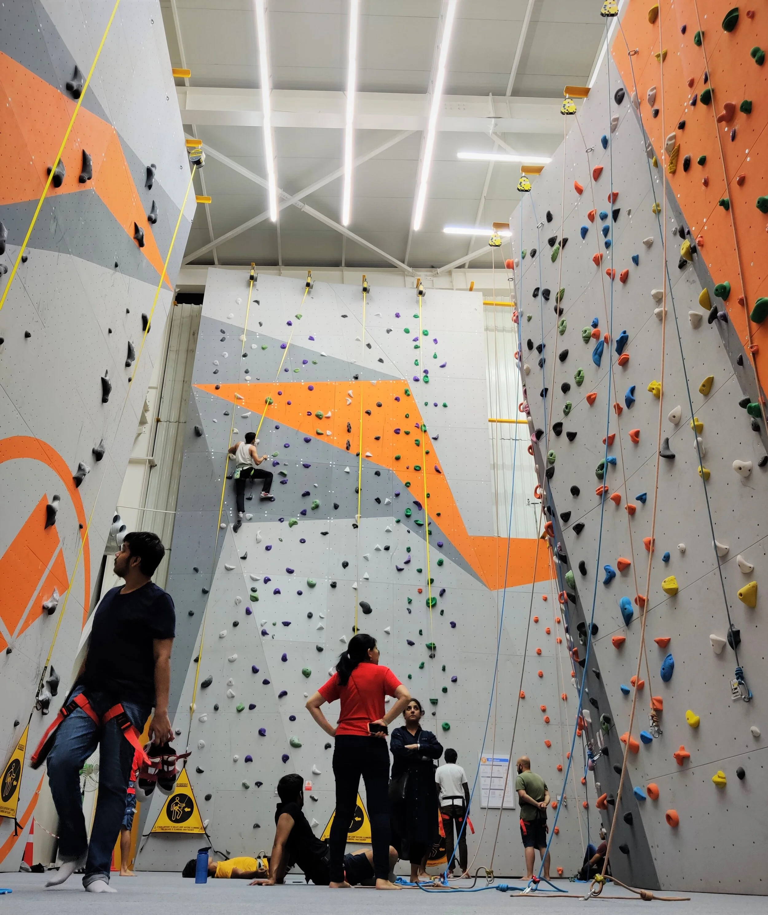 Rock climbing adventure at Climb Central Delhi
