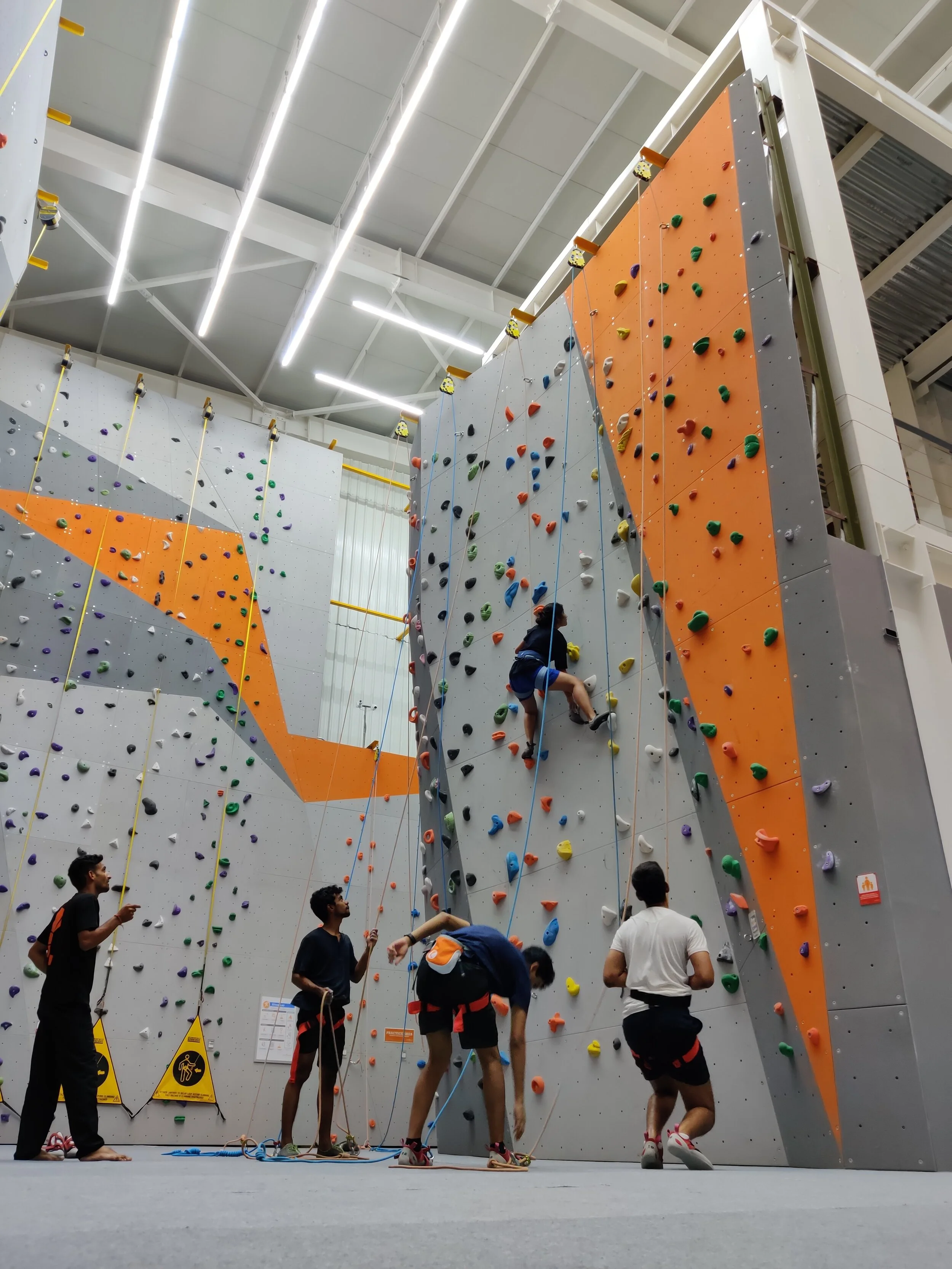 Climb Central Delhi indoor climbing facility